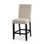 Ensemble de 2 chaises d'appoint à hauteur de comptoir en tissu Restiq
