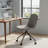 Modern Rolling Office Chair - Charcoal Gray
