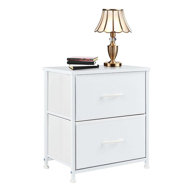 Mehrun 2 Drawer Storage Drawer, White