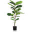 150cm Faux Ficus Tree in Cement Pot
