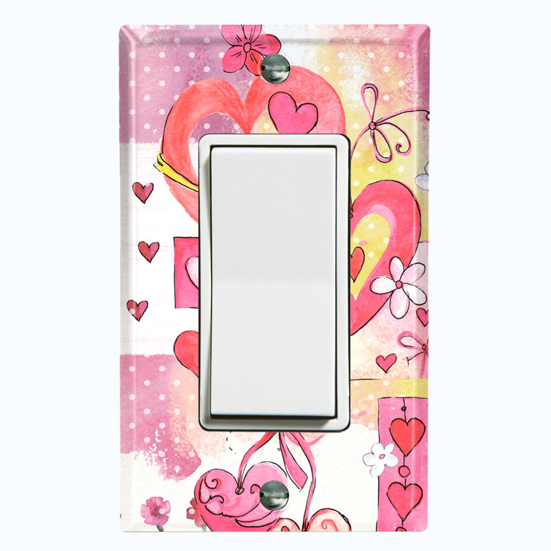 Plaque murale berçante Love Ornament Hearts