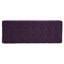Tissu mauve avec rembourrage confortable - Tissu, pin, contreplaqué pour le siège de rangement de détente et pin compact, fabriqué