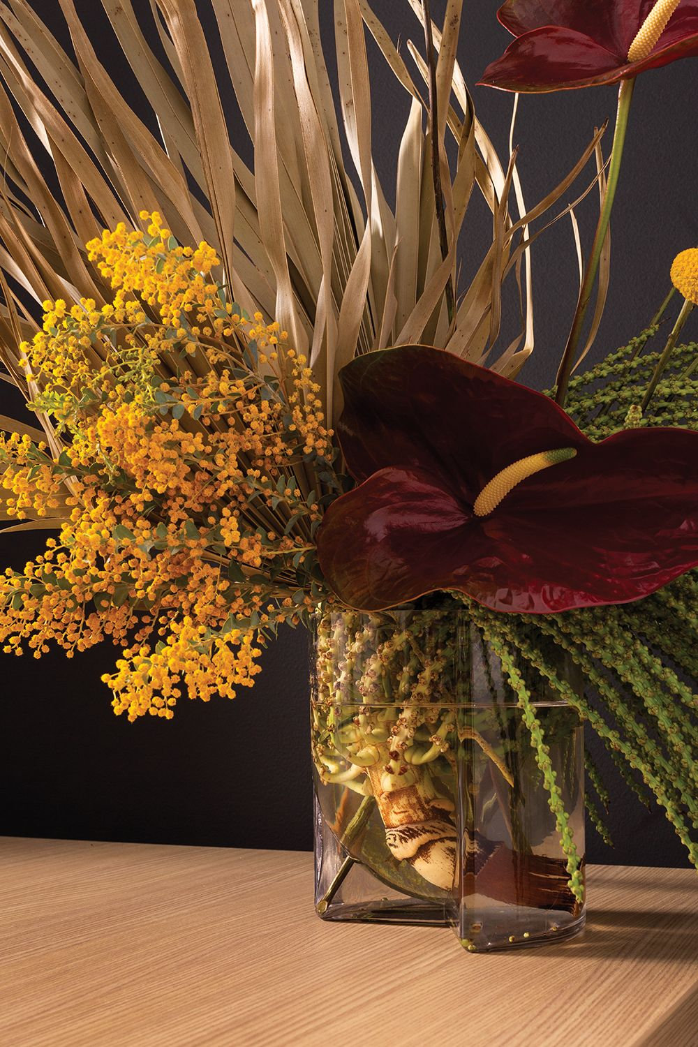 Agatha Handmade Glass Pot Planter