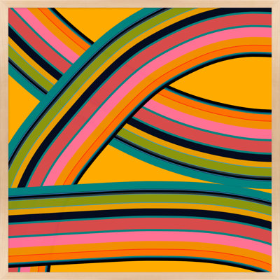 Fiesta Twist By Jacques Pilon - Framed Wall Art