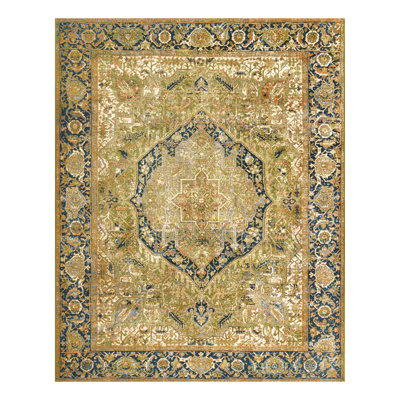 Green Nosara Indoor/Outdoor Traditional Rug