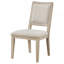 Ensemble de 2 chaises d'appoint blanches