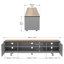 Arlais Unfinished TV Stand for TVs up to 85"-839458889