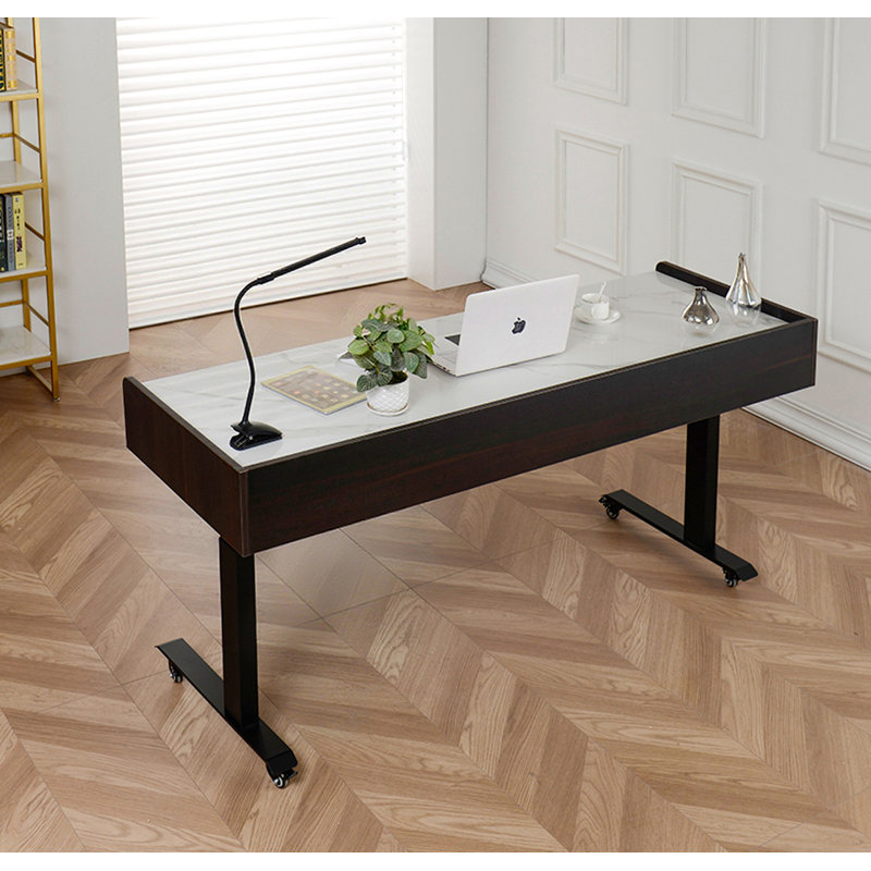 Bureau de levage électrique Sintered Stone, H 26,77 po x l 62,99 po x P 27,56 po