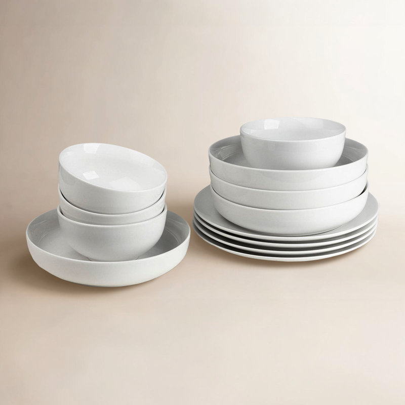 Service de table 12 pièces White Essential
