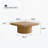 34.6" Square Coffee Table for Living Room-1932198333
