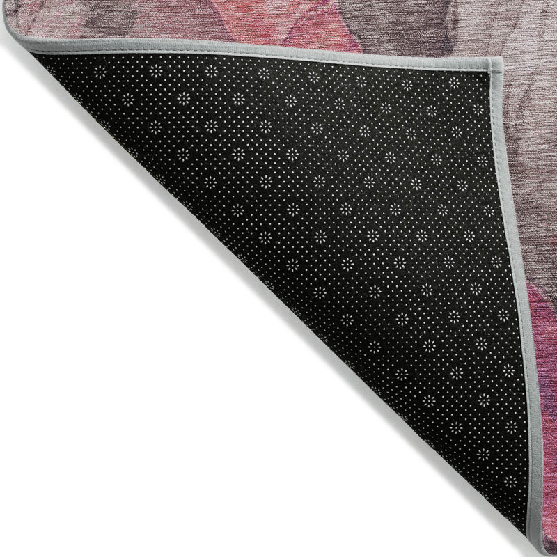 Tapis intérieur / extérieur lavable à la machine Xhevrie, Rond 8 pi