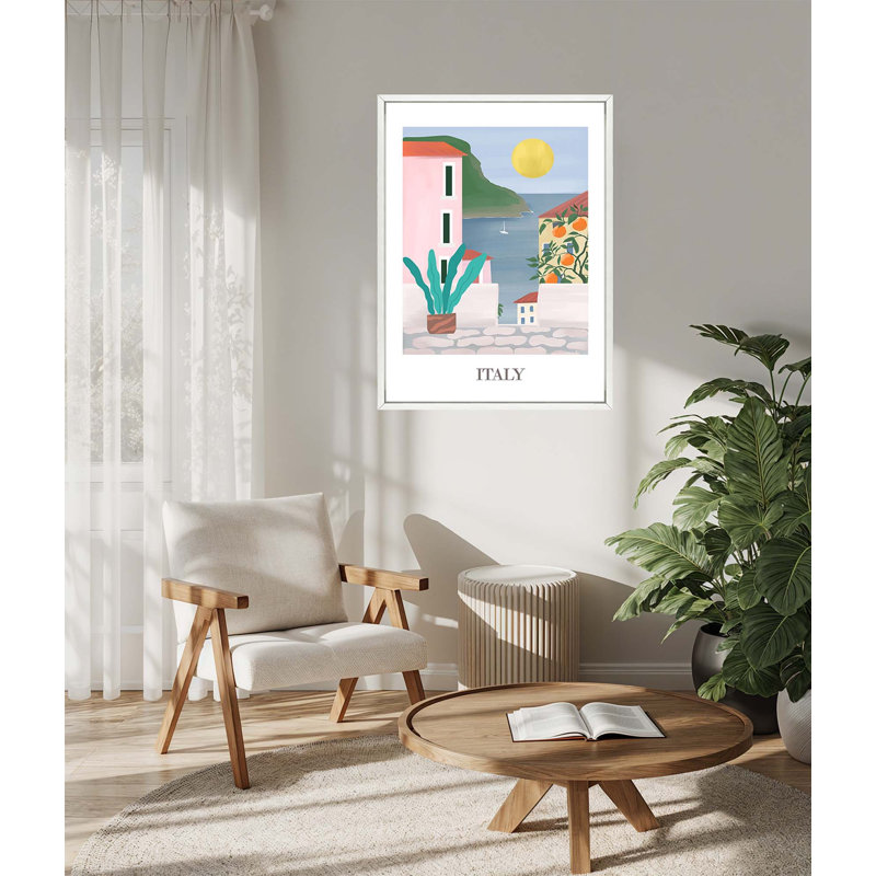 Italy 2 Travel Poster - Framed, Small