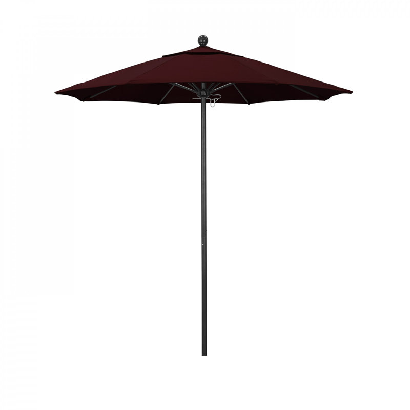 Parasol de marché 7,5 pi Kylan, Bourgogne performance toile