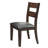 Pack Of 2 Padded Leatherette Side Chairs