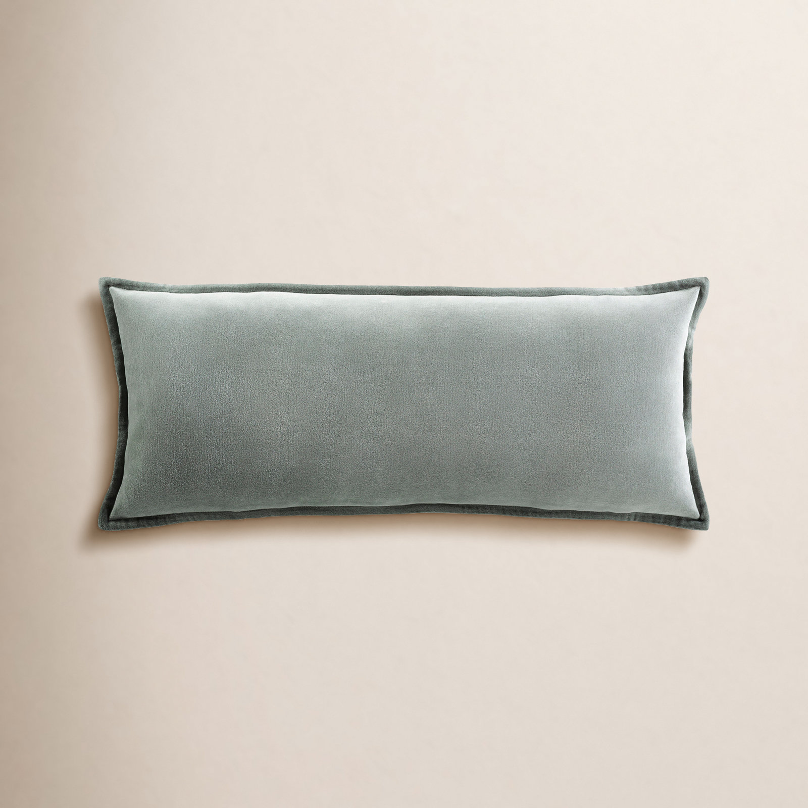 Norwin Cotton Pillow Cover, Pillow Cover Only - No Insert, Rectangle 12"H x 30"W, Sage