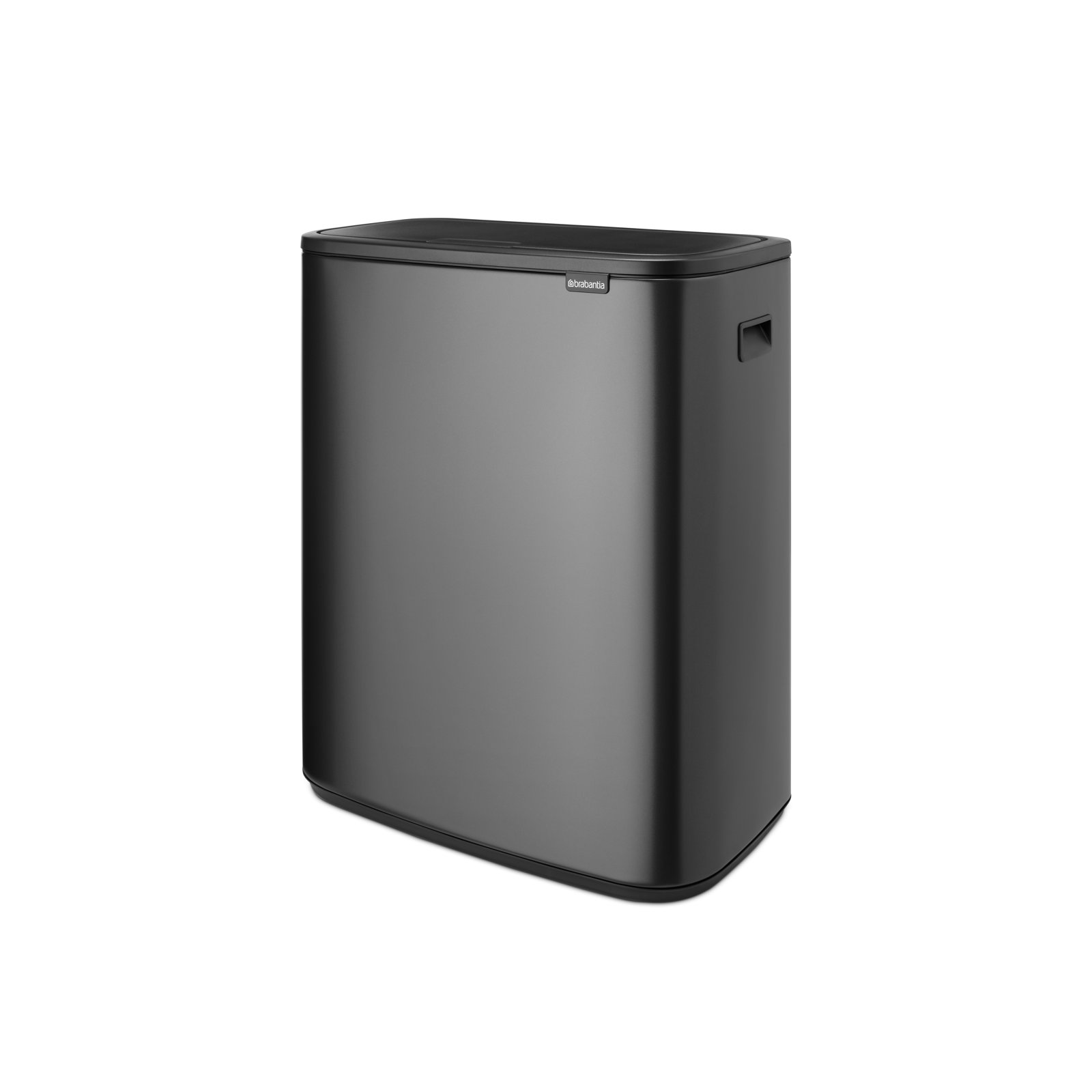Brabantia Bo Touch Top Dual Recycling Can, Confident Gray