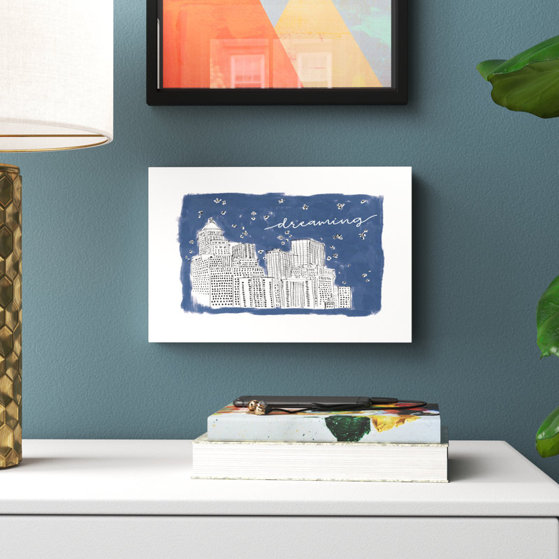 «Dreaming Cityscape», reproduction sur toile, H 8 po x l 12 po