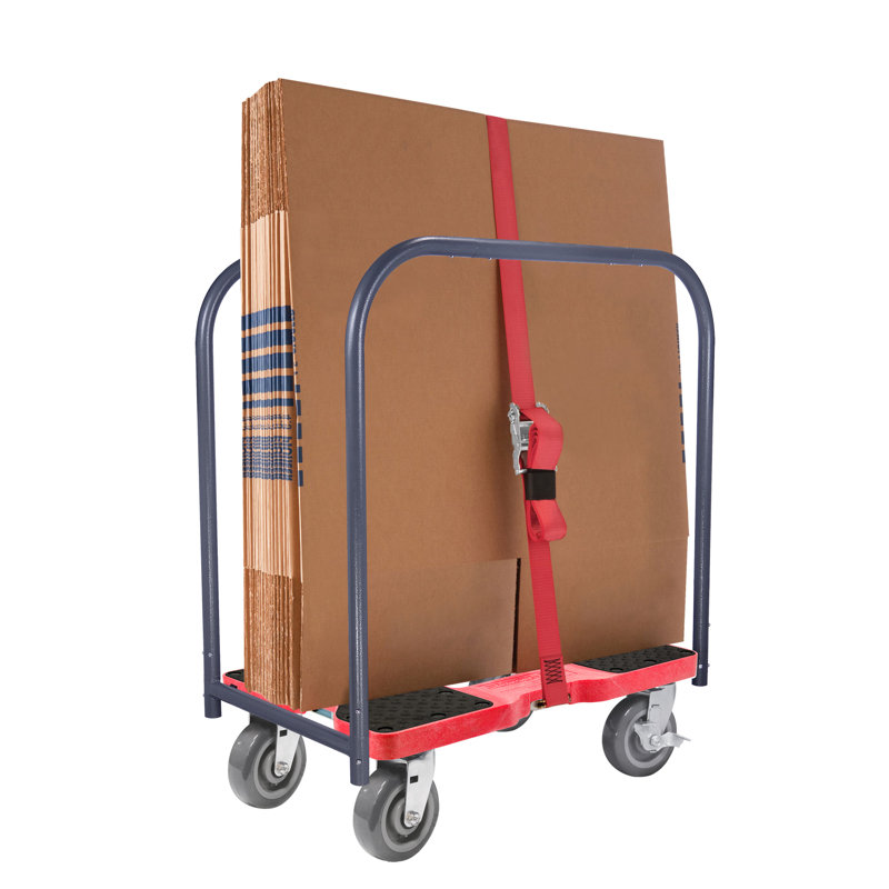Chariot à panneau Snap-Loc de 1800 lb Super-Duty E-Track, Rouge