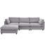Canapé modulaire convertible Upholstery, canapé en L avec méridienne réversible