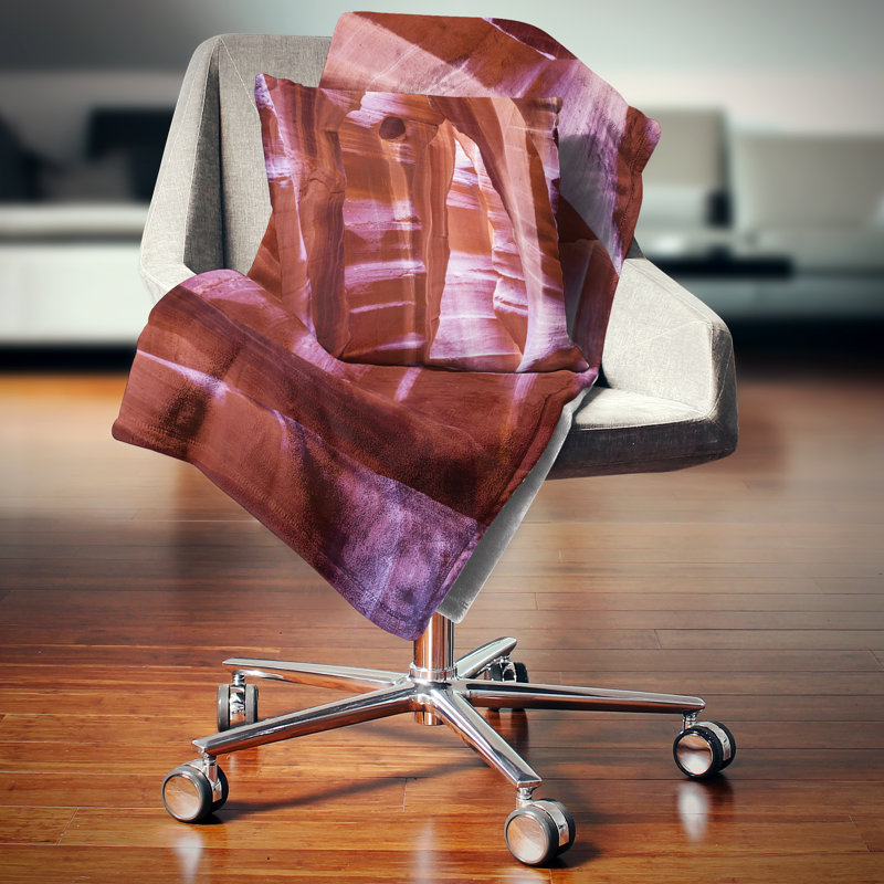 Coussin Antelope Canyon Structures, 16 po x 1 po, Type de produit
