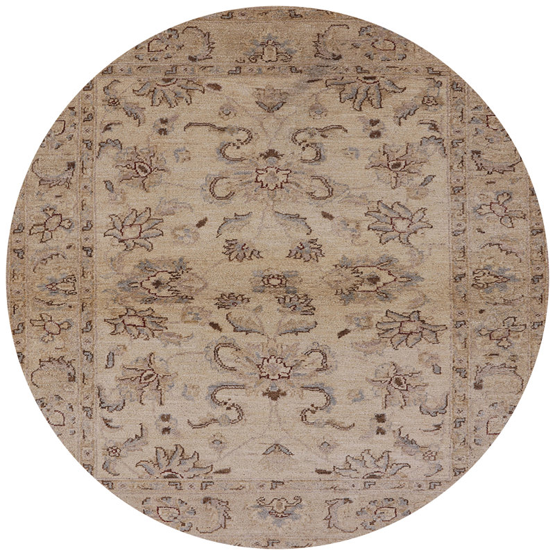 Skarp Oriental Indoor Rug, Round 4'