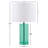 Glass Table Lamp Blue See Below