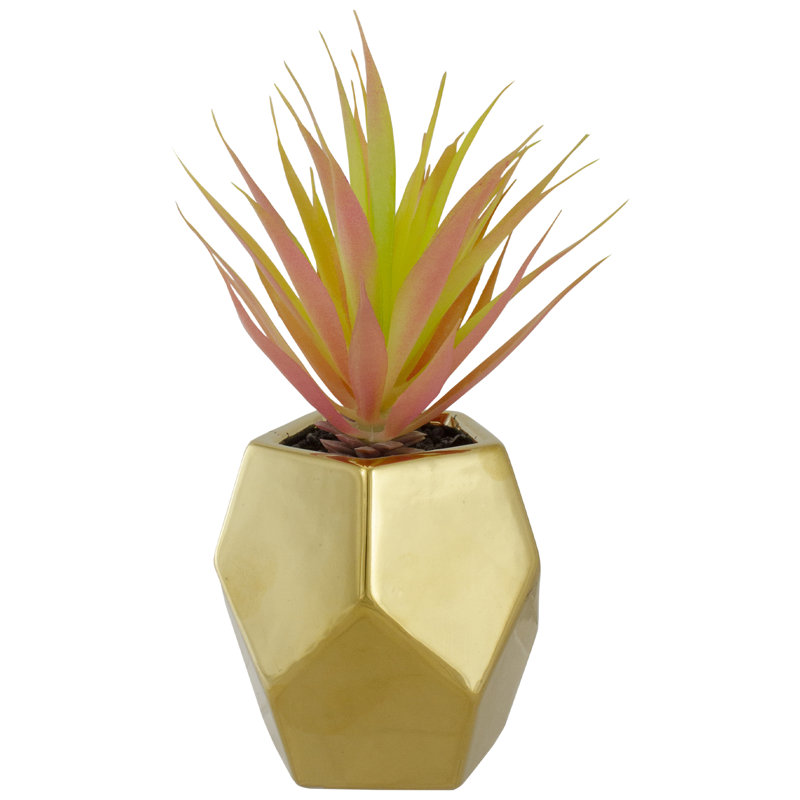 8'' Faux Plant in Ceramic Pot