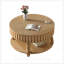 Table basse à cannelures avec rangement Mid-Century-129149264