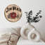 Horloge murale en bois 10 po, mouvement silencieux, à piles (piles AA non incluses), décor artistique, parfait pour les décorations