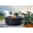 Nimes 41" Liquid Concrete Fire Table-88670670-88670672