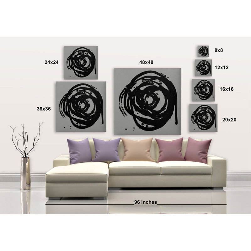 A Way out II - peinture sur toile tendue, H 20 po x l 20 po x P 1,5 po