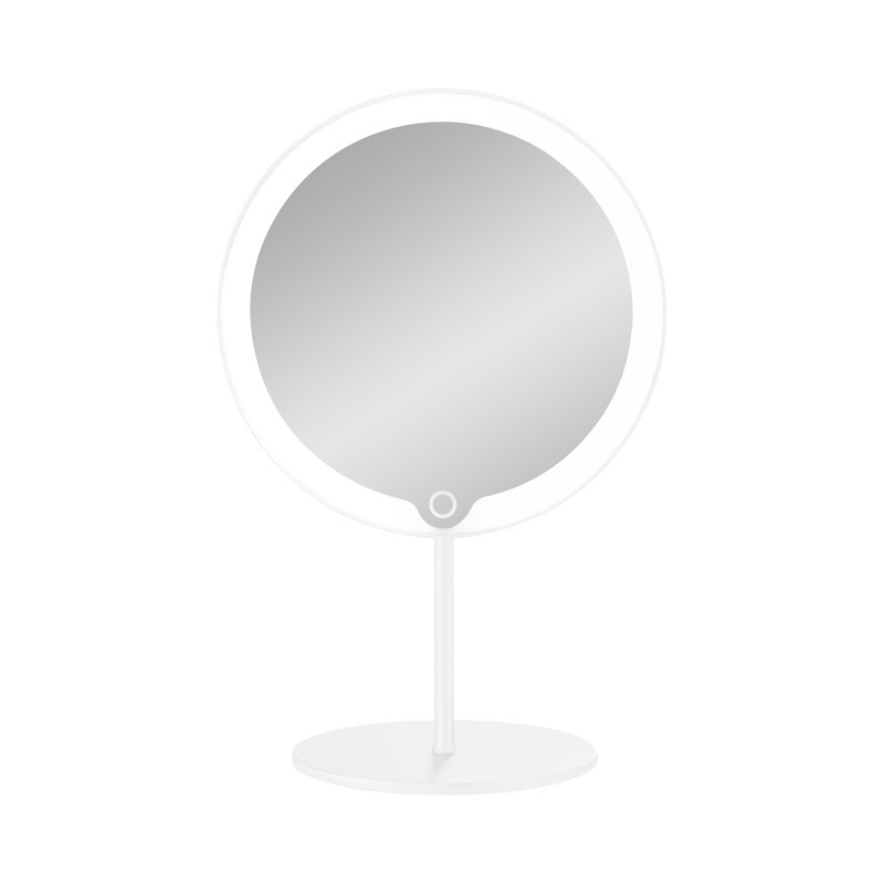 MODO Lighted Magnifying Bathroom / Vanity Mirror, White