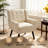 Tufted Upholstered Wide Back Armchair（Set of 2）-412486748