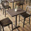 Plateau de table commercial en bois massif avec barres de soutien pour l'intérieur-115811524-115811523