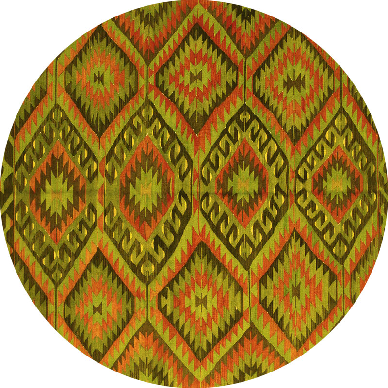 Performance Southwestern Indoor Rug, Round 7'