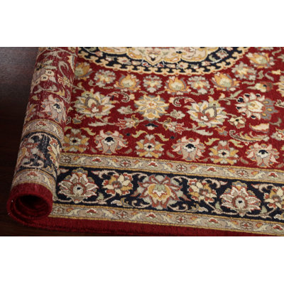 Tapis Aubusson en laine noué à la main 4 x 6