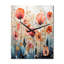 Horloge murale moderne Jakolby - Abstract Botanicals-376093962
