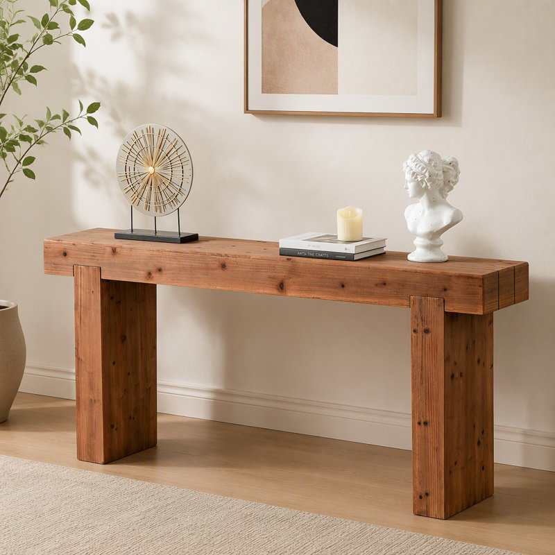 Console en bois, table basse