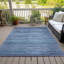 Machine Washable Indoor/Outdoor Cinead ACN1704 Blue 9' x 12' Rug-104740086