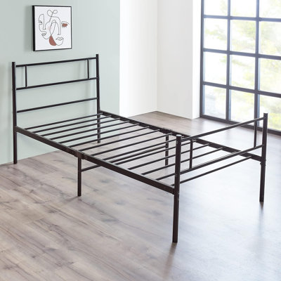 Elanora UK Single - DE 90 X 190 Cm Metal Bed with Mattress