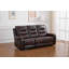 Causeuse inclinable manuelle en similicuir de 87 po de largeur Adele-1718017049