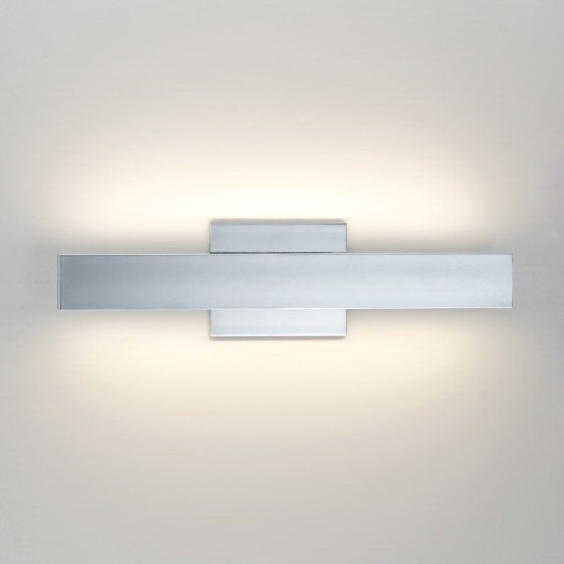 Alumilux Sideline - Bath Vanity-Bath Vanity, Polished Chrome, 4.75" H x 18" W x 3" D