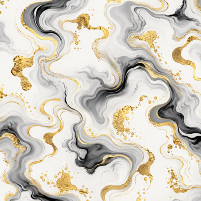 Rouleau de papier peint amovible amovible à motif de veines de marbre abstraites 118 po