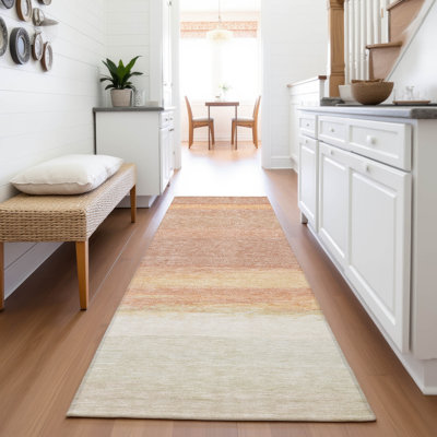 Premium Machine Washable Alijah AMF1272 Stripes Rug