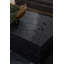 Table basse en teck, rectangulaire, noir