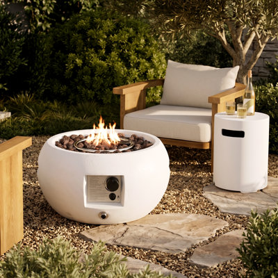 Kairo Outdoor 40,000 BTU MGO Propane Fire Pit With Tank Holder