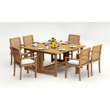 Mas Outdoor - Piece Teak Dining Set