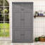 Grand garde-manger autoportant avec rangement de style Shaker, tablettes réglables et 2 prises de courant-1303582684