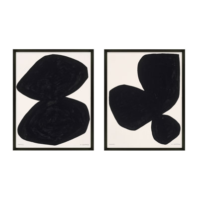 Module Shauna sur blanc. Ensemble de 2 - ensemble de 2 reproductions de cadres photo
