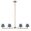 Santiago 4 - Light Shaded Chandelier-110000143